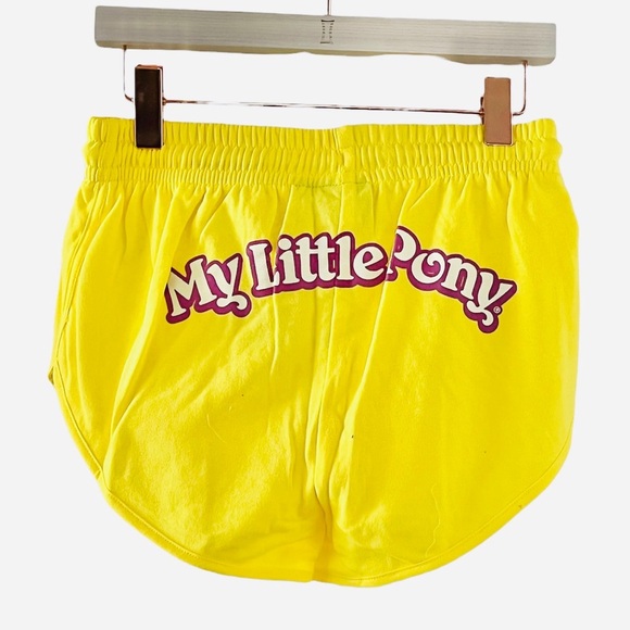 My Little Pony Sunny Skies Yellow Vintage MLP Dolphin Shorts - Picture 3 of 13